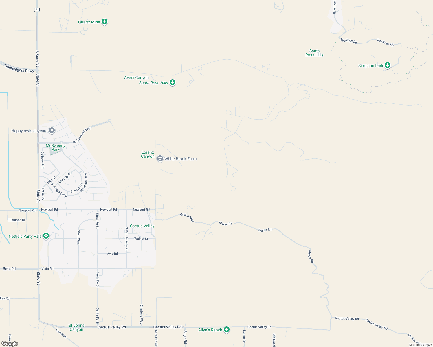 map of restaurants, bars, coffee shops, grocery stores, and more near 42557 Gibbel Road in Hemet