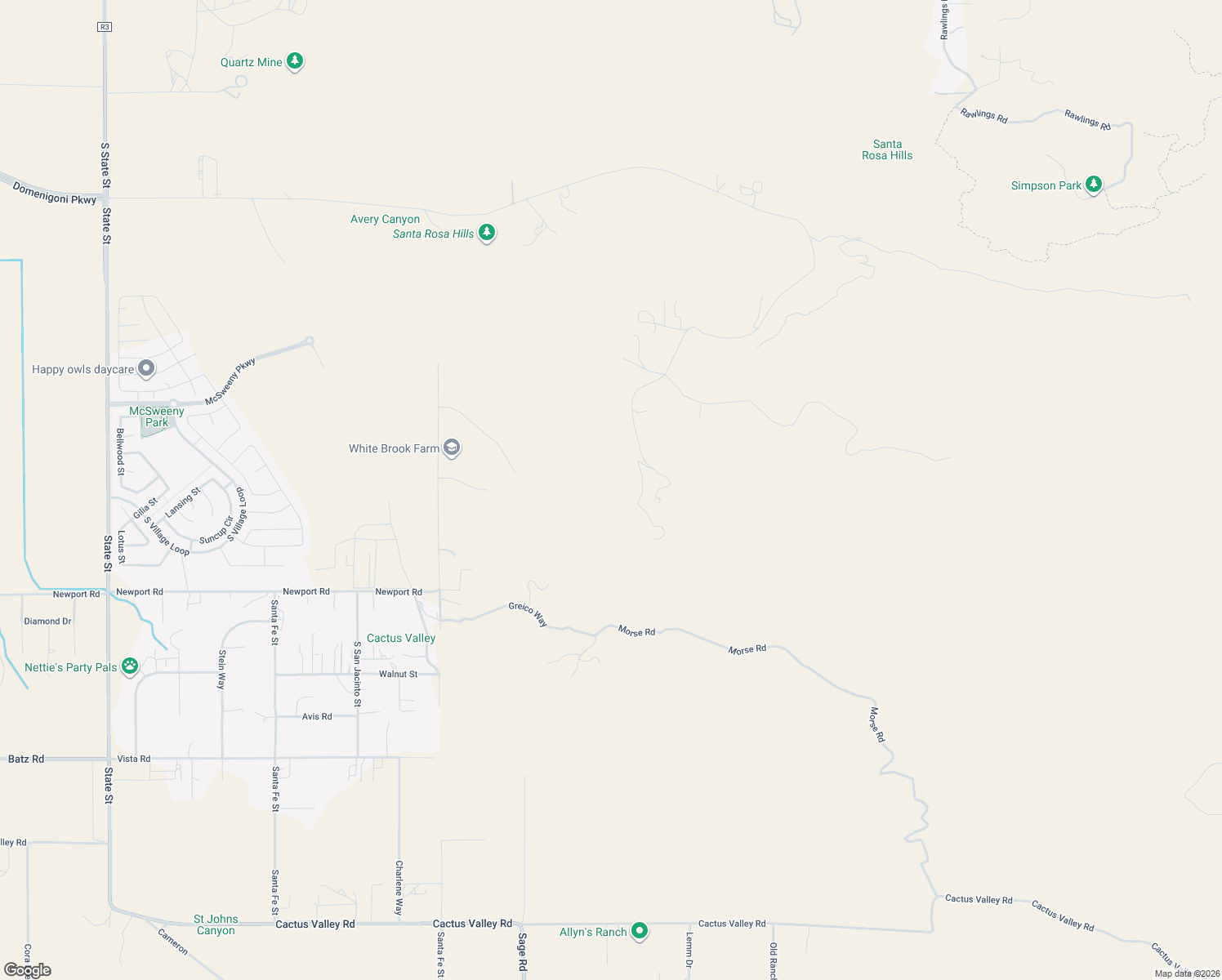 map of restaurants, bars, coffee shops, grocery stores, and more near Gibbel Road in Hemet