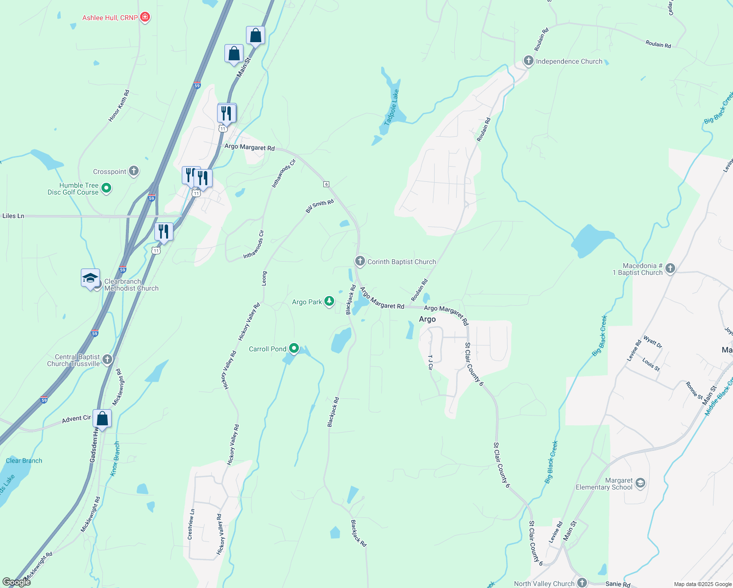 1019 Argo Margaret Road, Trussville AL Walk Score