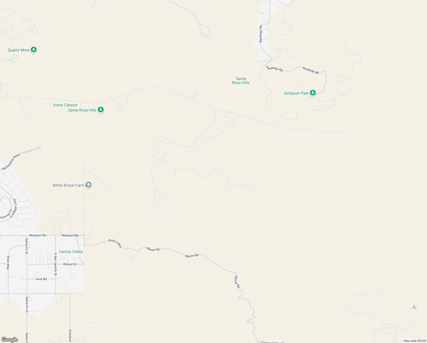 map of restaurants, bars, coffee shops, grocery stores, and more near 2204 West Florida Avenue in Hemet