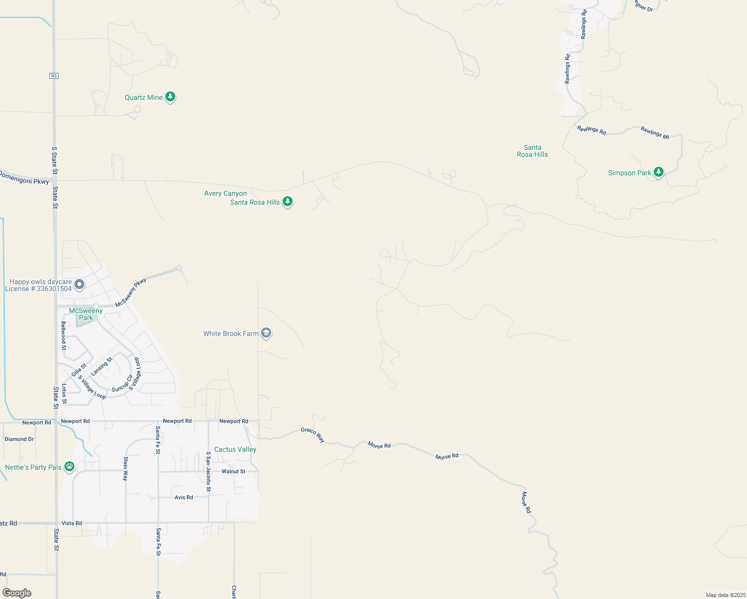 map of restaurants, bars, coffee shops, grocery stores, and more near 42223 Gibbel Road in Hemet