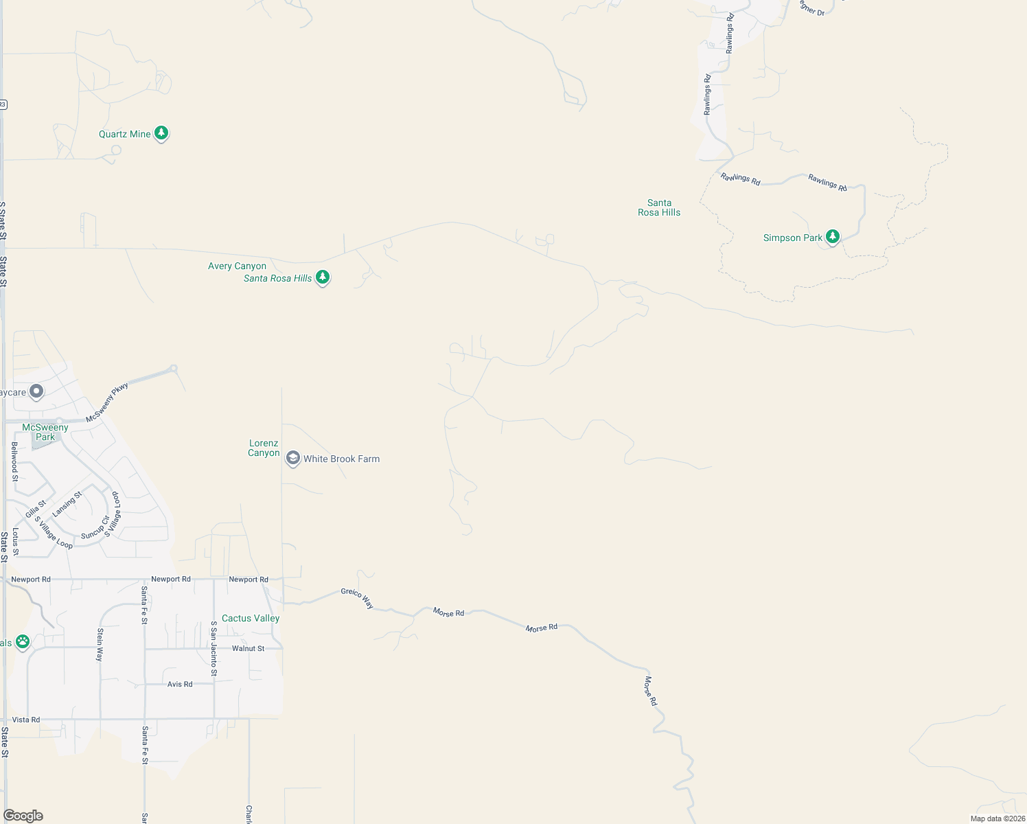 map of restaurants, bars, coffee shops, grocery stores, and more near 41300 Polly Butte Road in Hemet