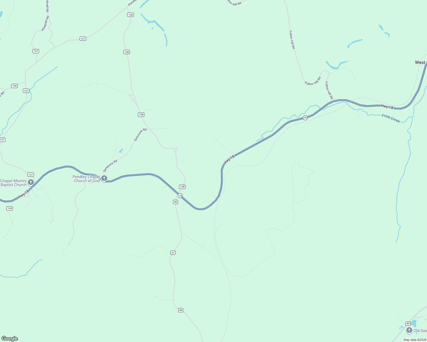 map of restaurants, bars, coffee shops, grocery stores, and more near 24245-24247 Highway 18 in Berry
