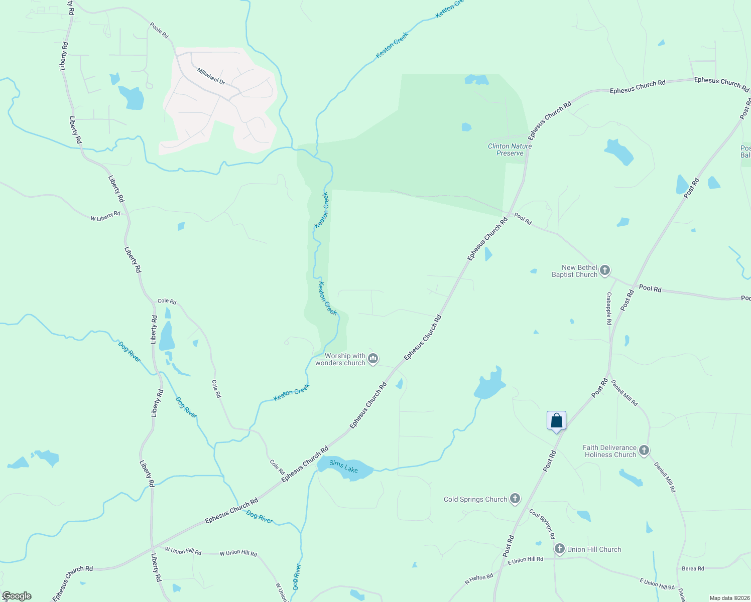 map of restaurants, bars, coffee shops, grocery stores, and more near 4010 Gold Springs Pass in Villa Rica