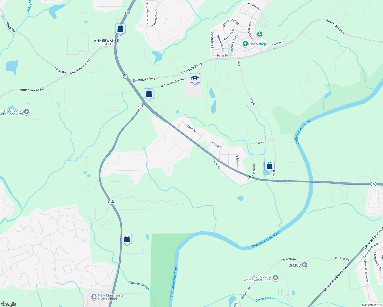 map of restaurants, bars, coffee shops, grocery stores, and more near 4059 Keystone Ct in Douglasville