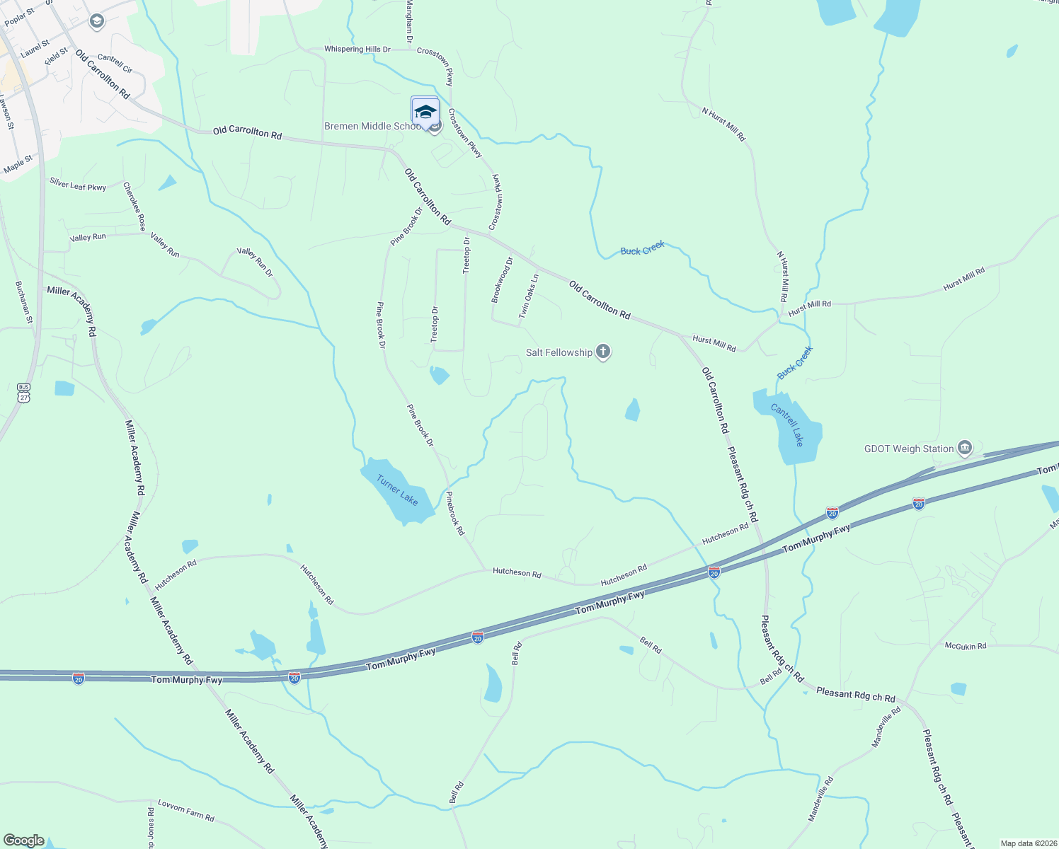 map of restaurants, bars, coffee shops, grocery stores, and more near 480 Saddle Chase Drive in Bremen