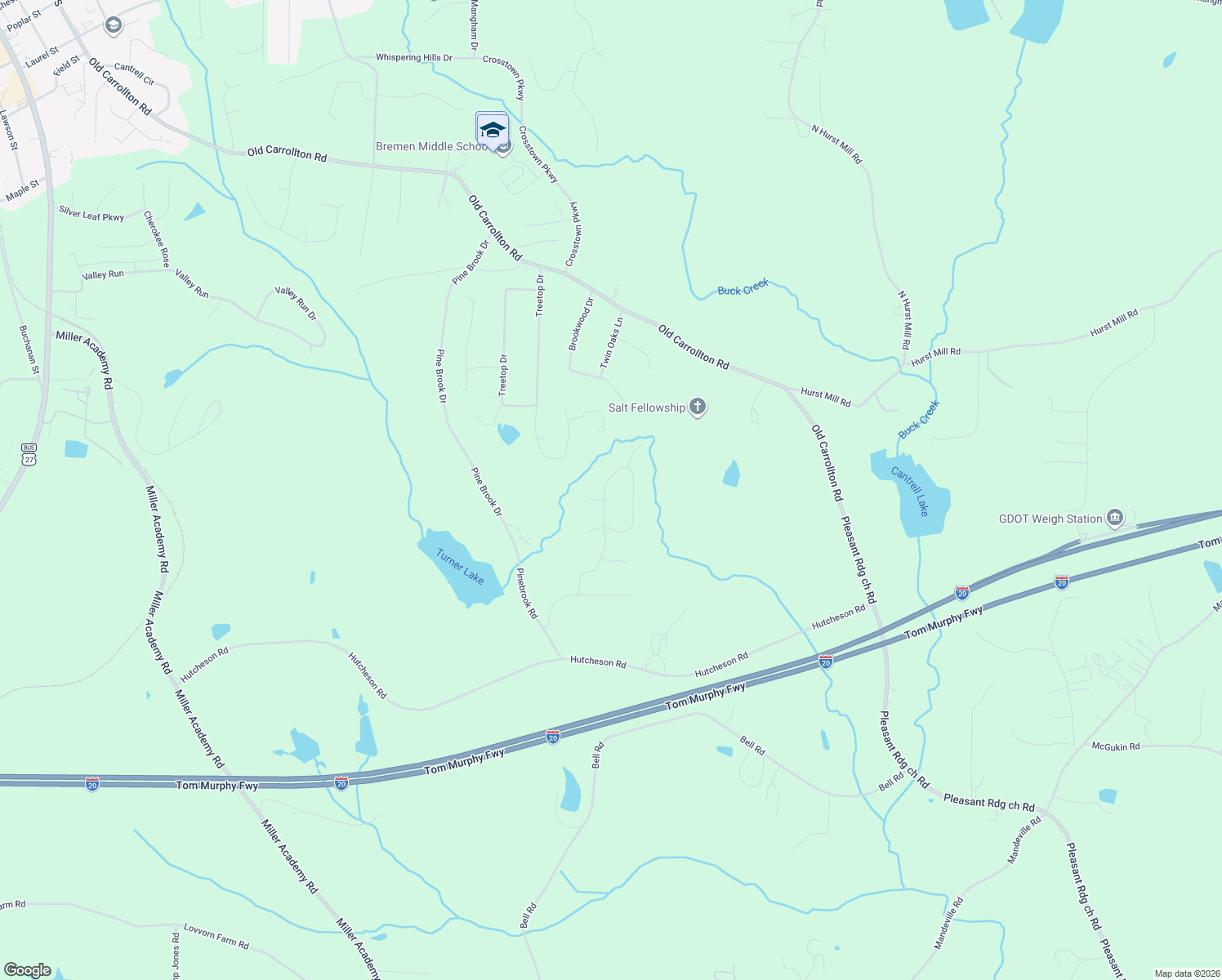 map of restaurants, bars, coffee shops, grocery stores, and more near 480 Saddle Chase Drive in Bremen