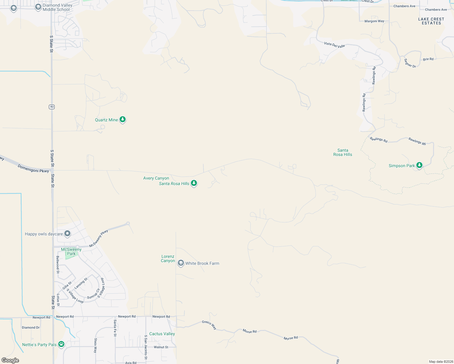 map of restaurants, bars, coffee shops, grocery stores, and more near 40901 Gibbel Road in Hemet