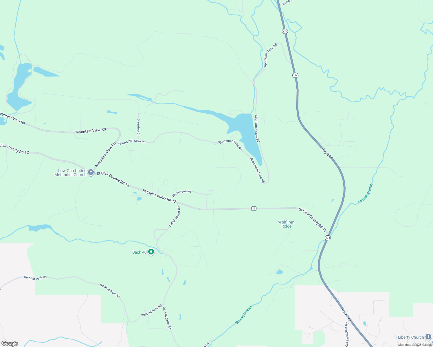map of restaurants, bars, coffee shops, grocery stores, and more near 485 Henderson Road in Odenville