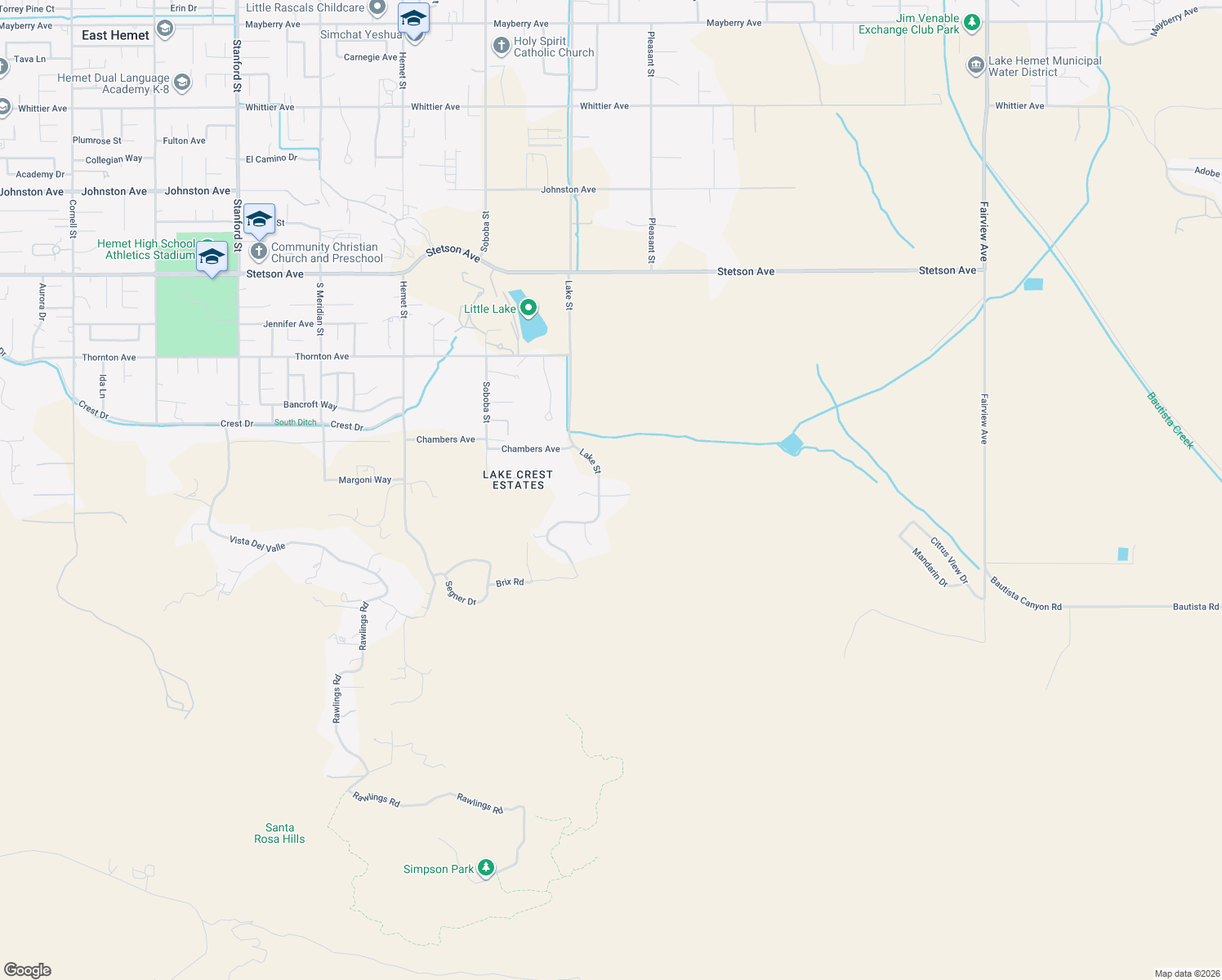 map of restaurants, bars, coffee shops, grocery stores, and more near 42870 Pheasant Hill Place in Hemet