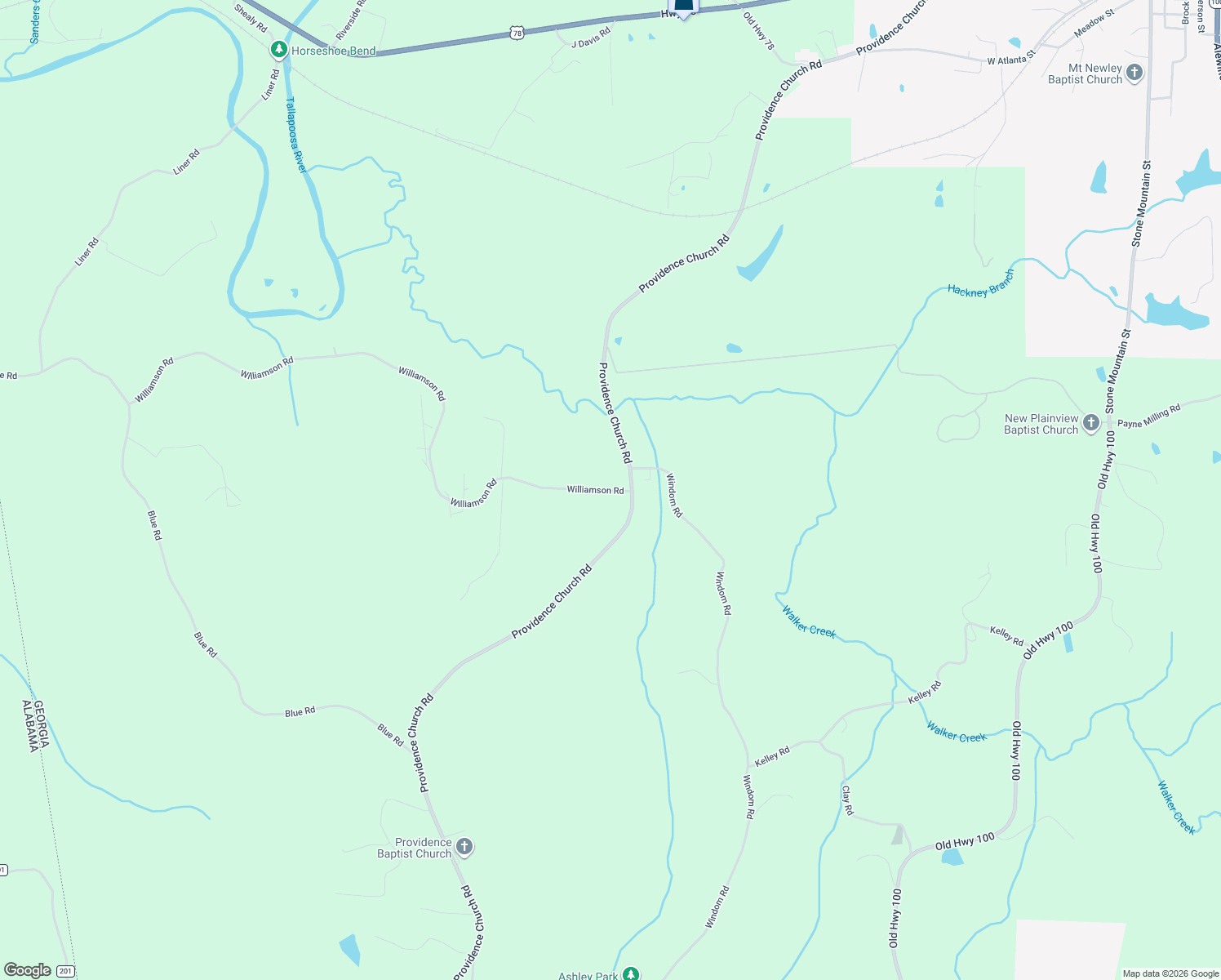 map of restaurants, bars, coffee shops, grocery stores, and more near 788 Williamson Rd in Tallapoosa