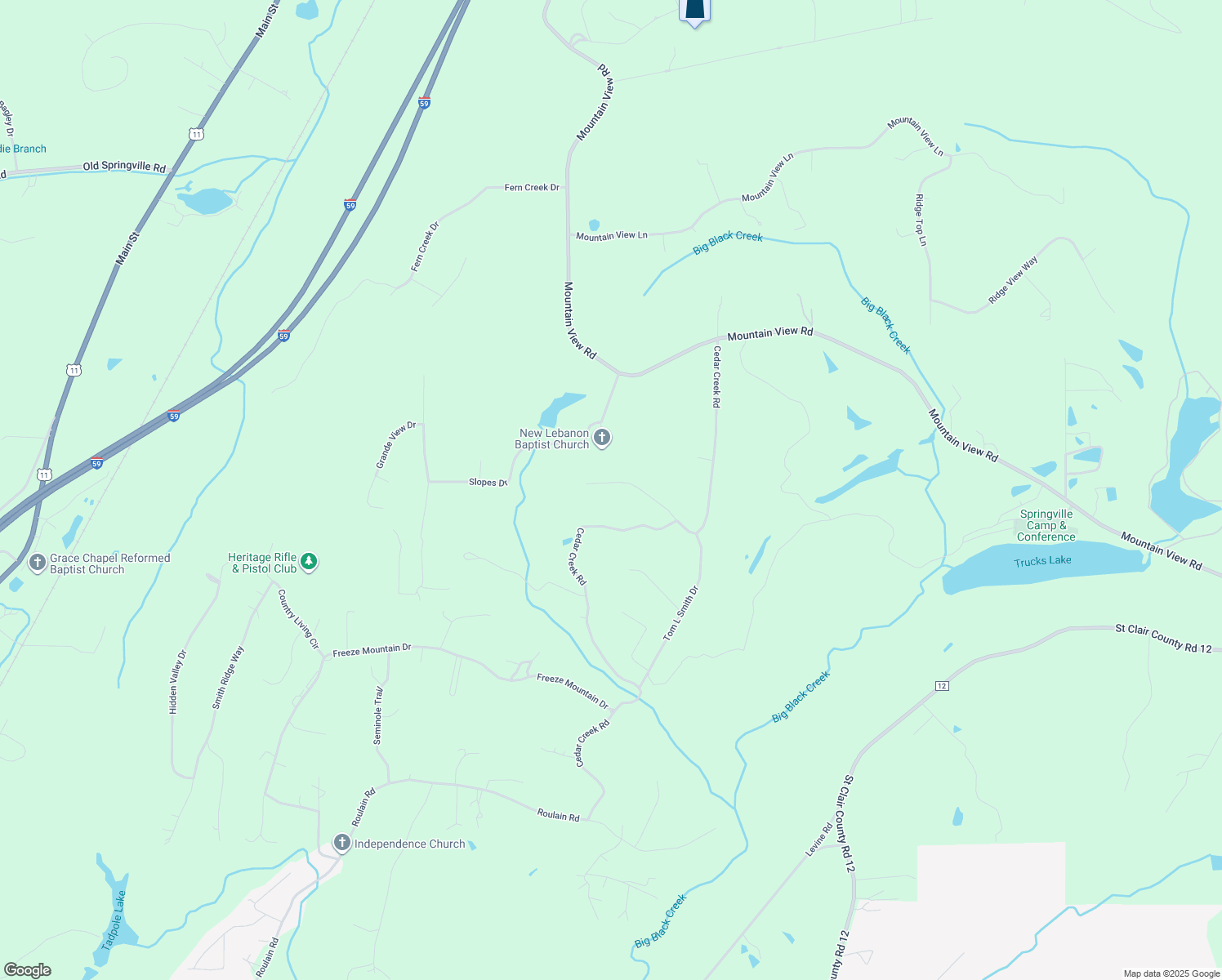 455 Quail Ridge Road, Odenville AL Walk Score