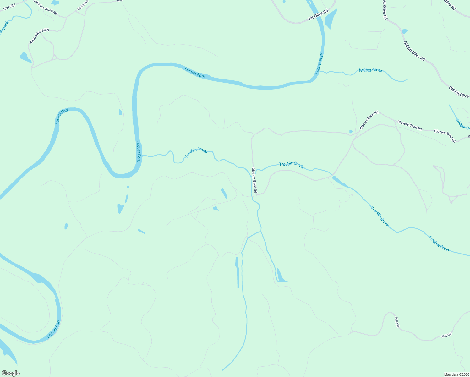 map of restaurants, bars, coffee shops, grocery stores, and more near 2971 Glovers Bend Road in Warrior