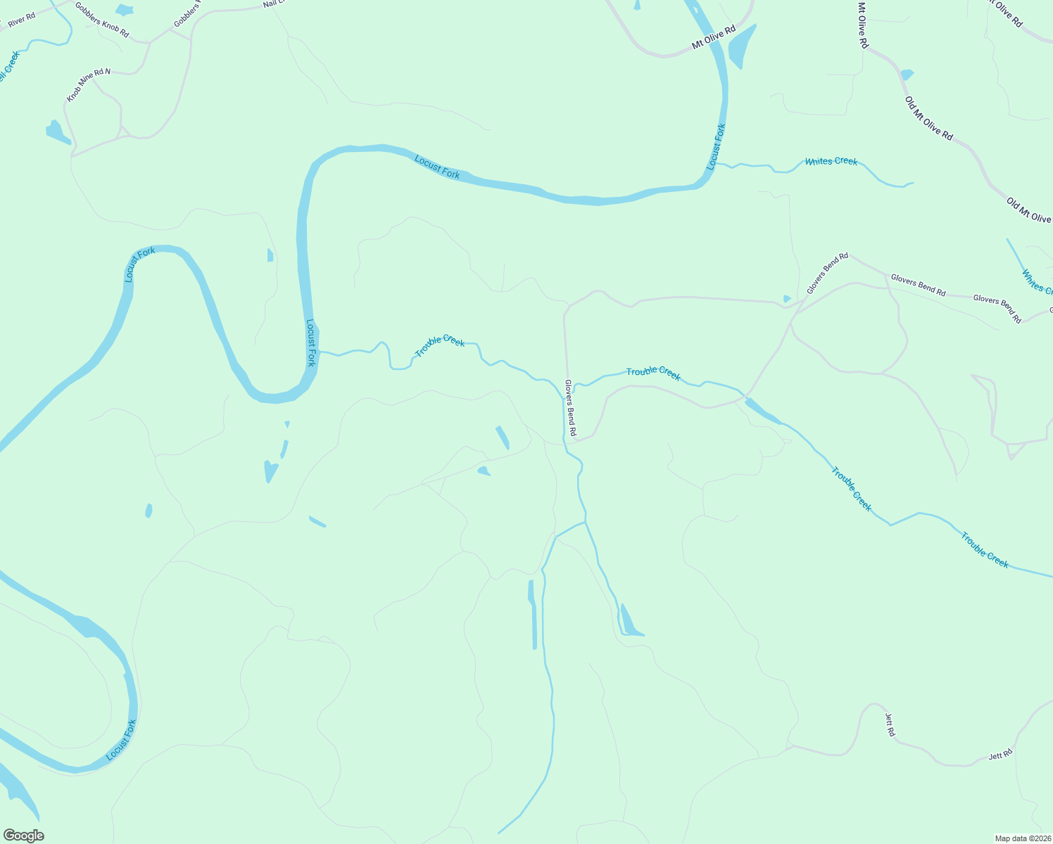 map of restaurants, bars, coffee shops, grocery stores, and more near 2971 Glovers Bend Road in Warrior