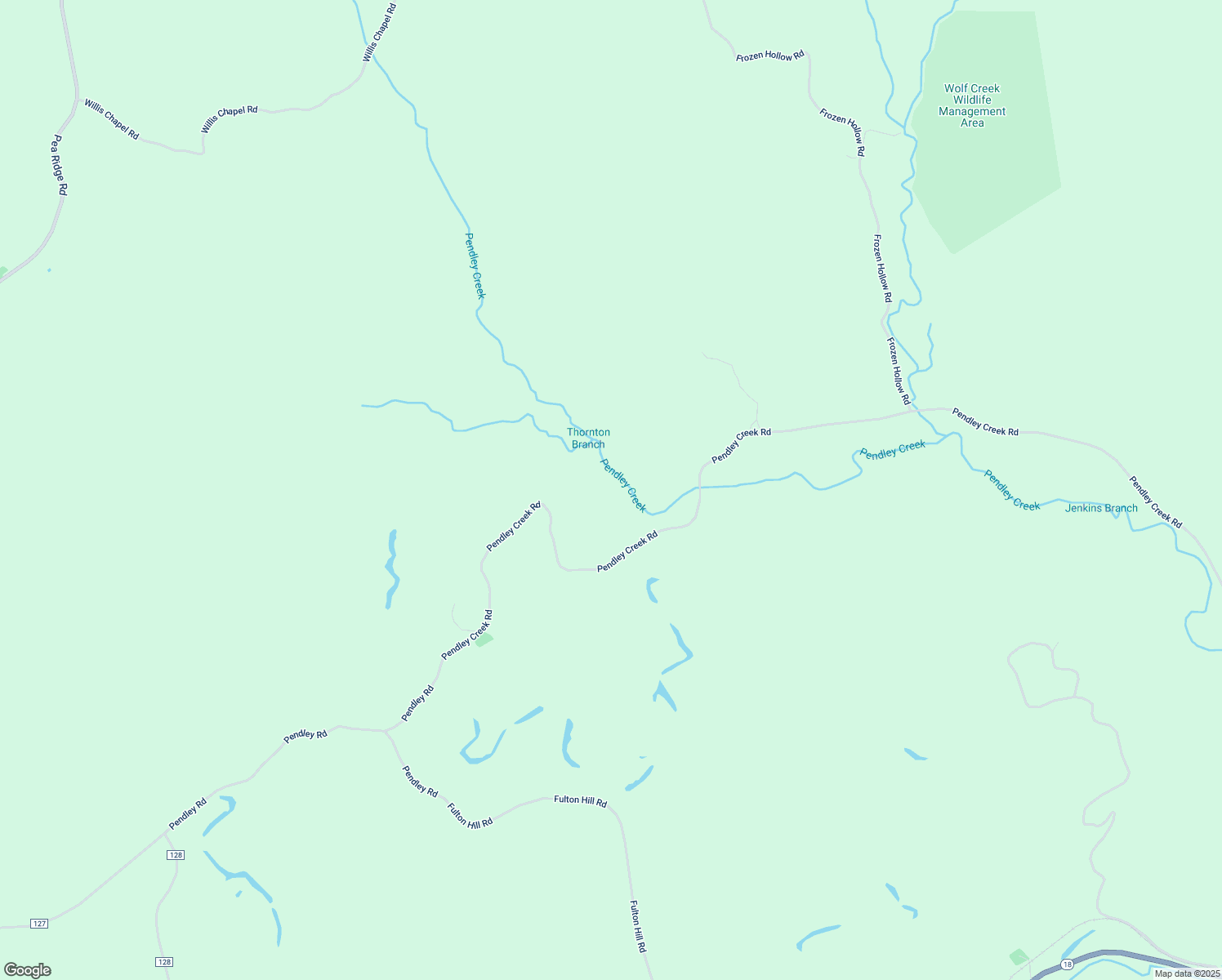 map of restaurants, bars, coffee shops, grocery stores, and more near 3606 Pendley Creek Road in Berry