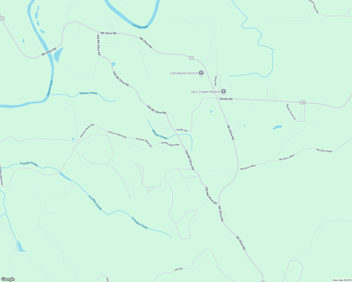 map of restaurants, bars, coffee shops, grocery stores, and more near 1819 Glovers Bend Road in Gardendale