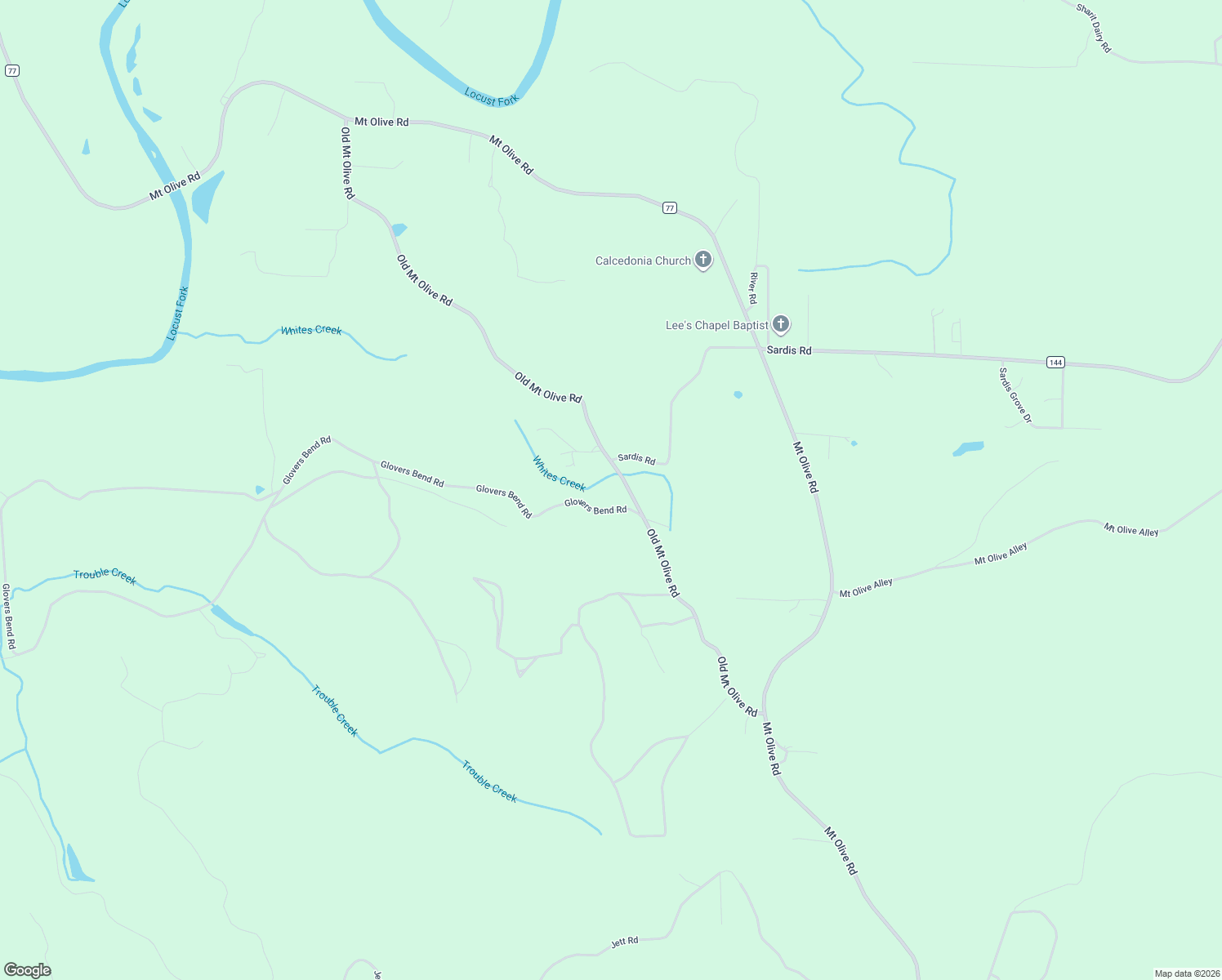 map of restaurants, bars, coffee shops, grocery stores, and more near 1819 Glovers Bend Road in Gardendale