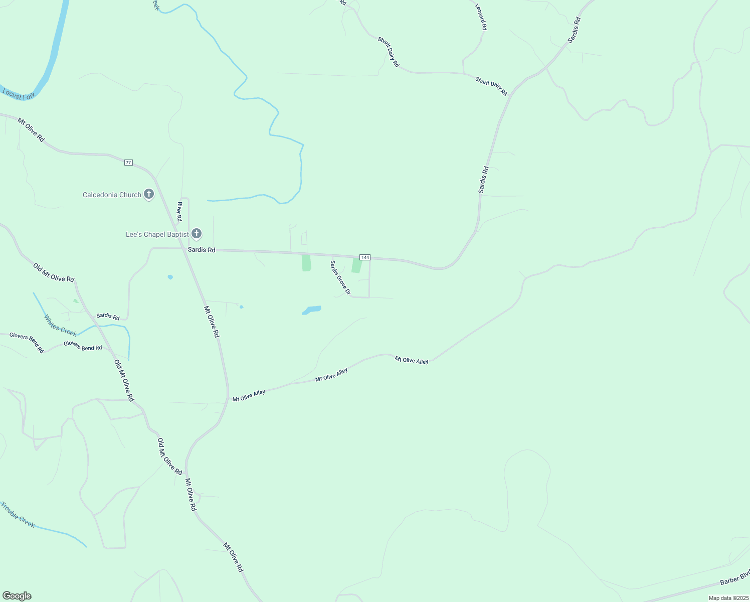 map of restaurants, bars, coffee shops, grocery stores, and more near 7734 Sardis Grove Drive in Gardendale