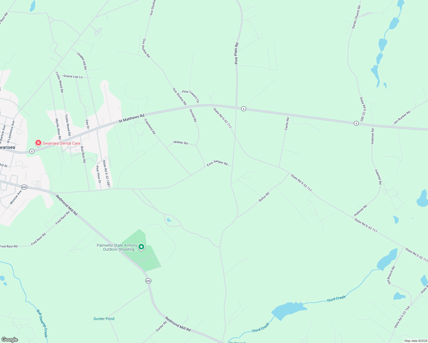 map of restaurants, bars, coffee shops, grocery stores, and more near 514 Ezra Jumper Road in Swansea