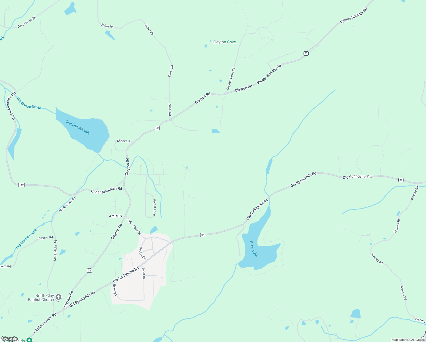 map of restaurants, bars, coffee shops, grocery stores, and more near 7916 Solid Rock Drive in Trussville