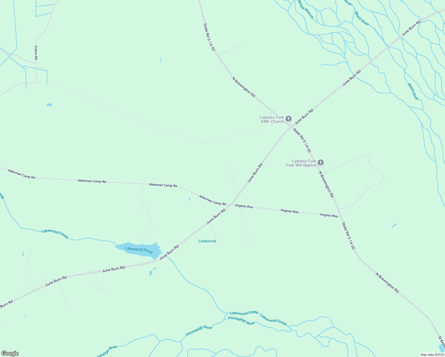 map of restaurants, bars, coffee shops, grocery stores, and more near 1121 Whistle Top Lane in Alcolu