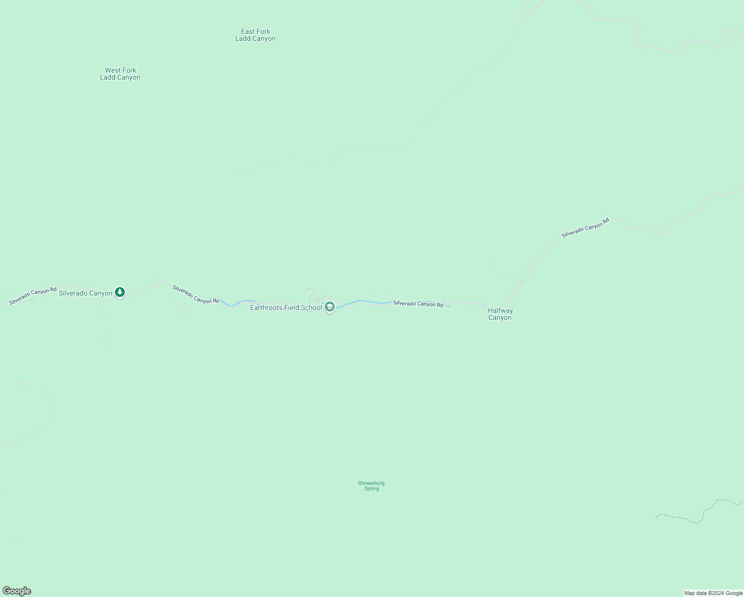 map of restaurants, bars, coffee shops, grocery stores, and more near 30621 Belha Way in Silverado