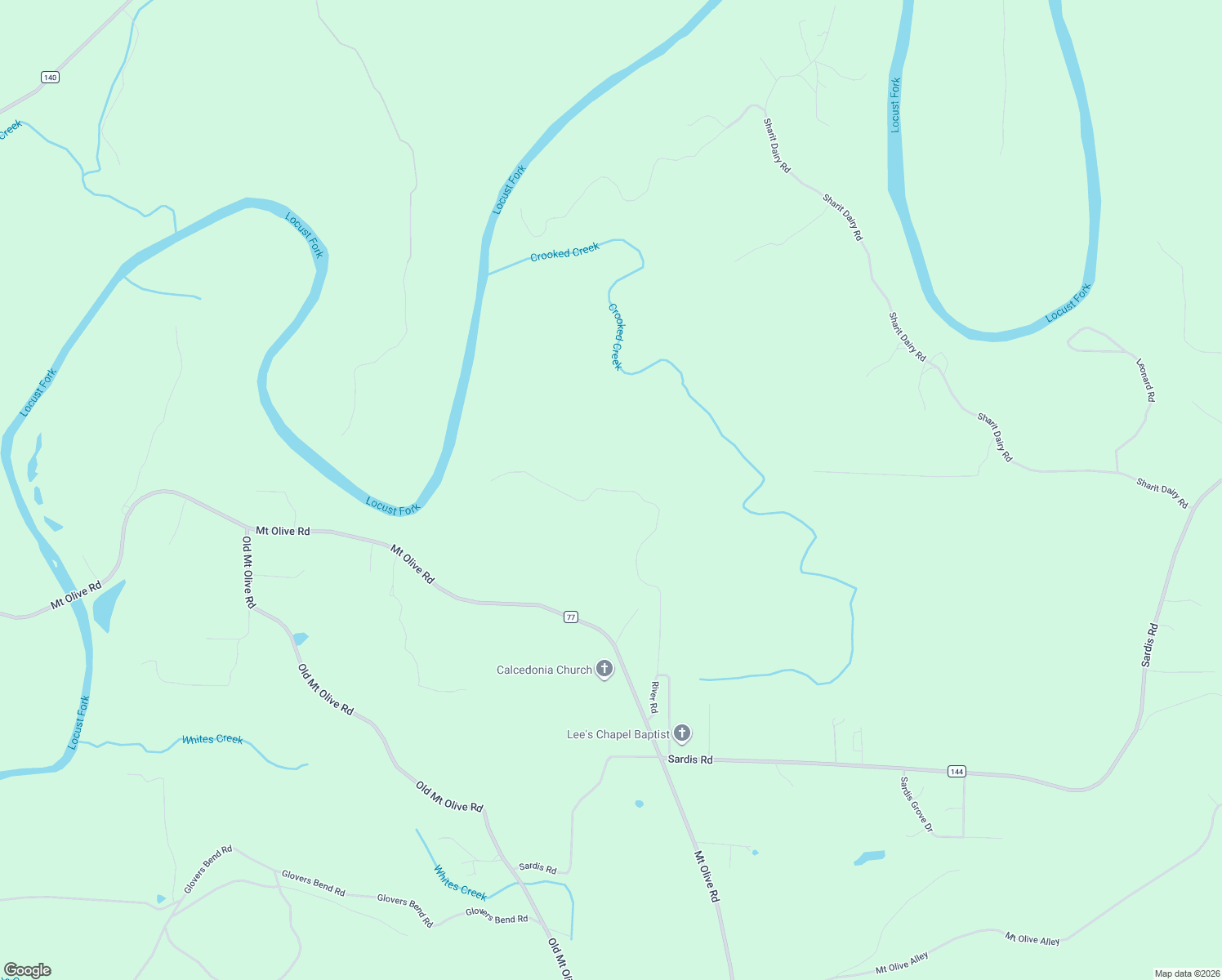 map of restaurants, bars, coffee shops, grocery stores, and more near 1500 River Road in Gardendale