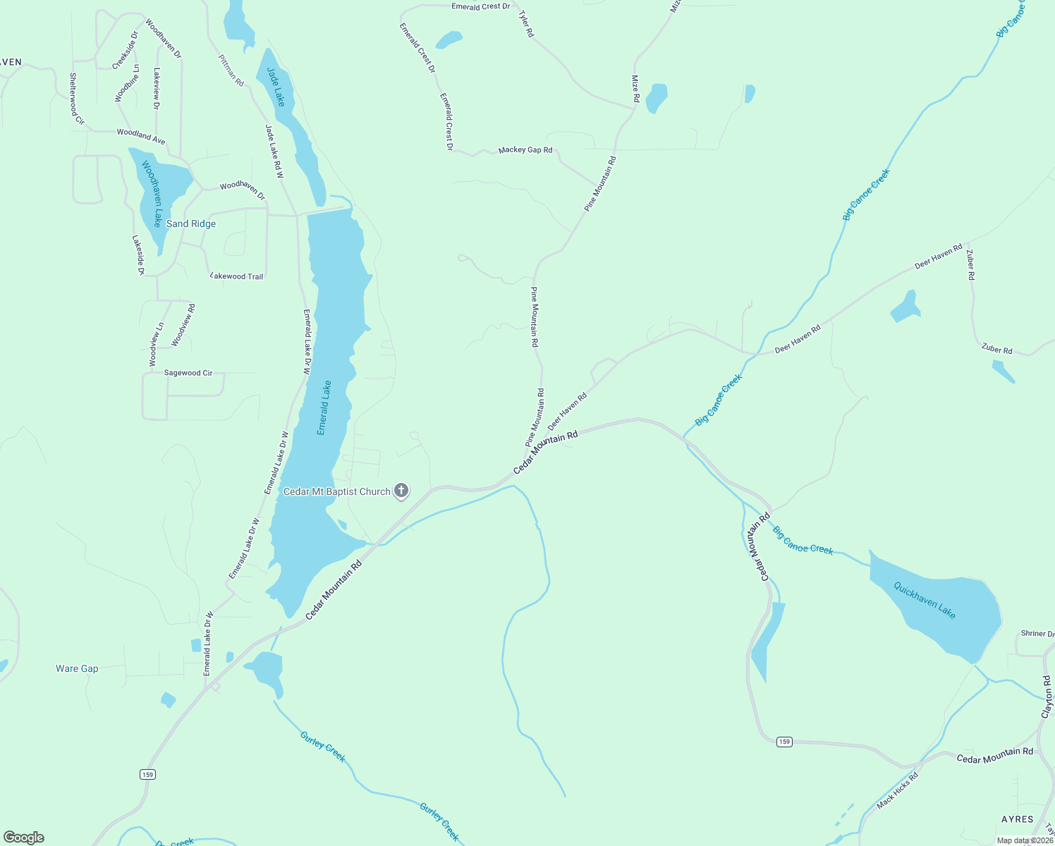 map of restaurants, bars, coffee shops, grocery stores, and more near 8536 Pine Mountain Road in Pinson