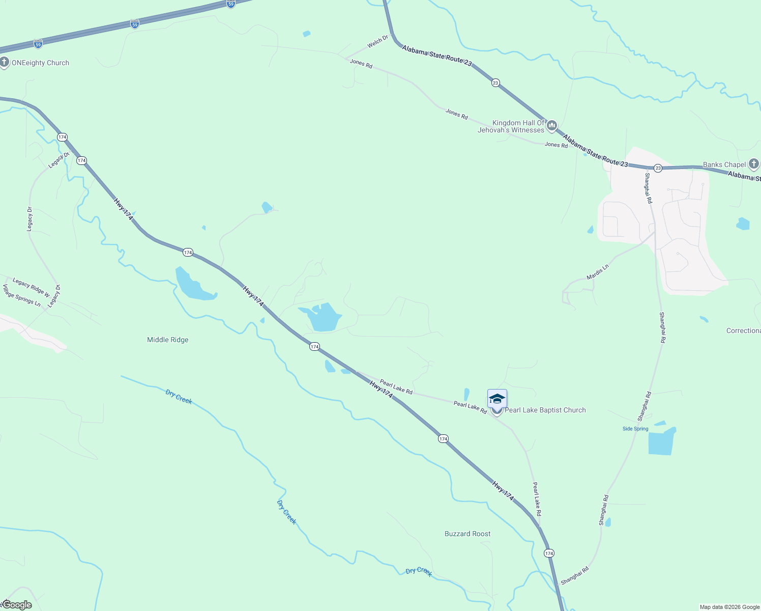 map of restaurants, bars, coffee shops, grocery stores, and more near 845 Redhawk Ridge in Springville