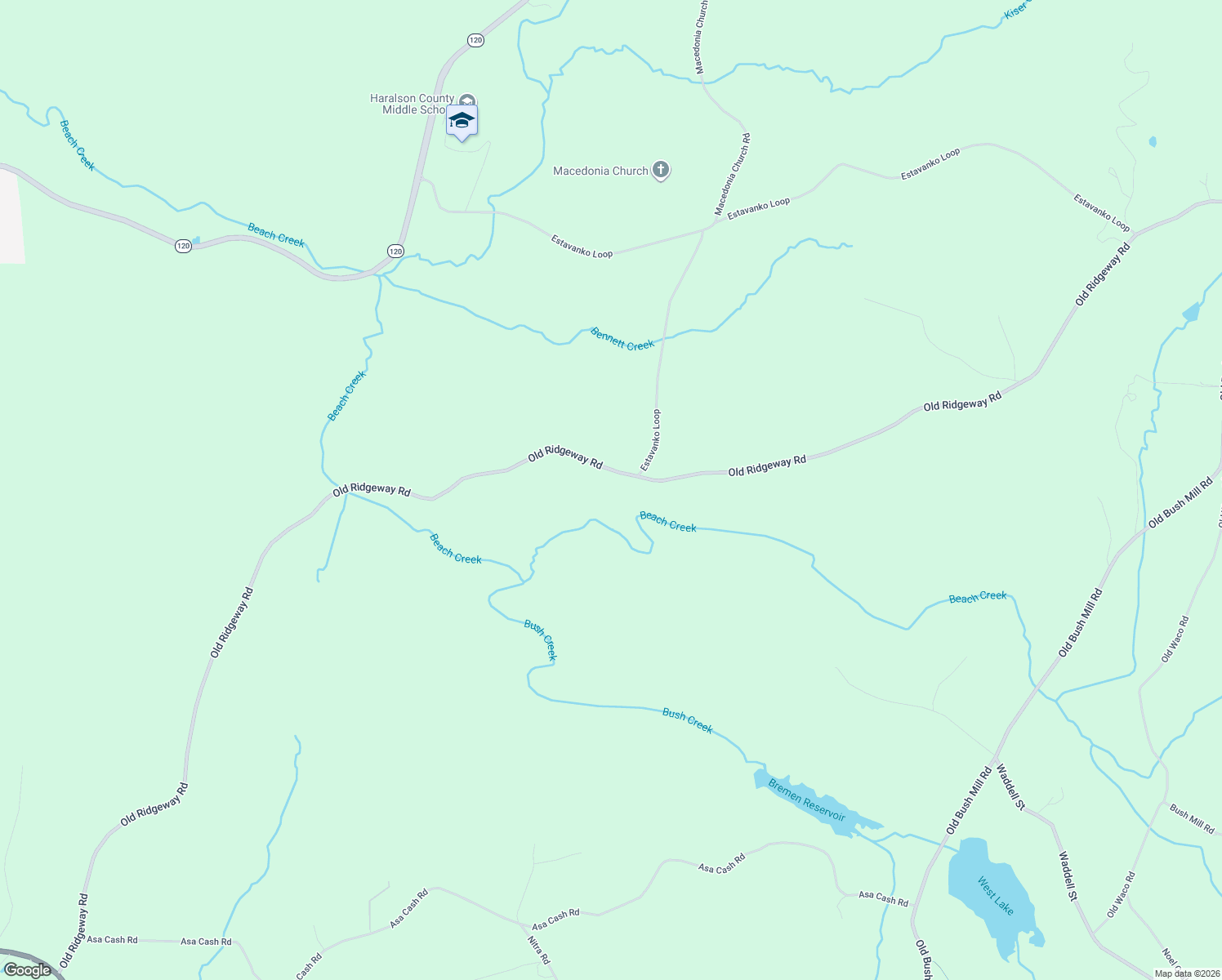 map of restaurants, bars, coffee shops, grocery stores, and more near in Tallapoosa