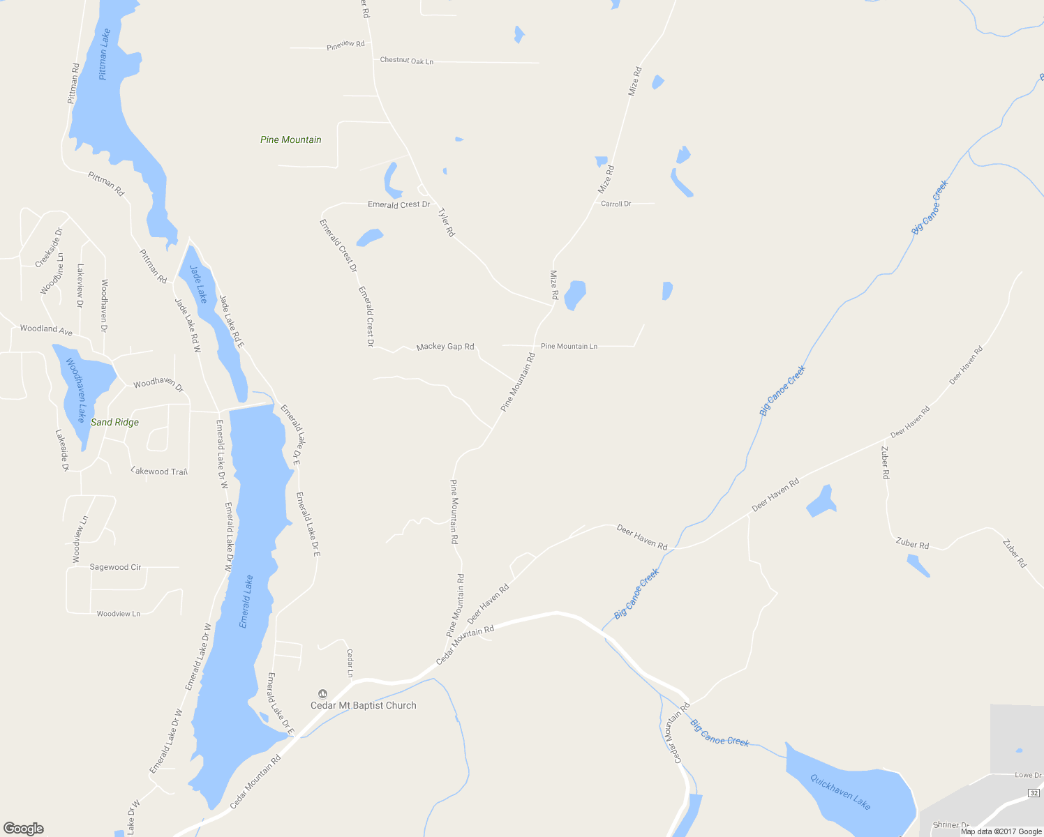 map of restaurants, bars, coffee shops, grocery stores, and more near 8861 Pine Mountain Road in Pinson