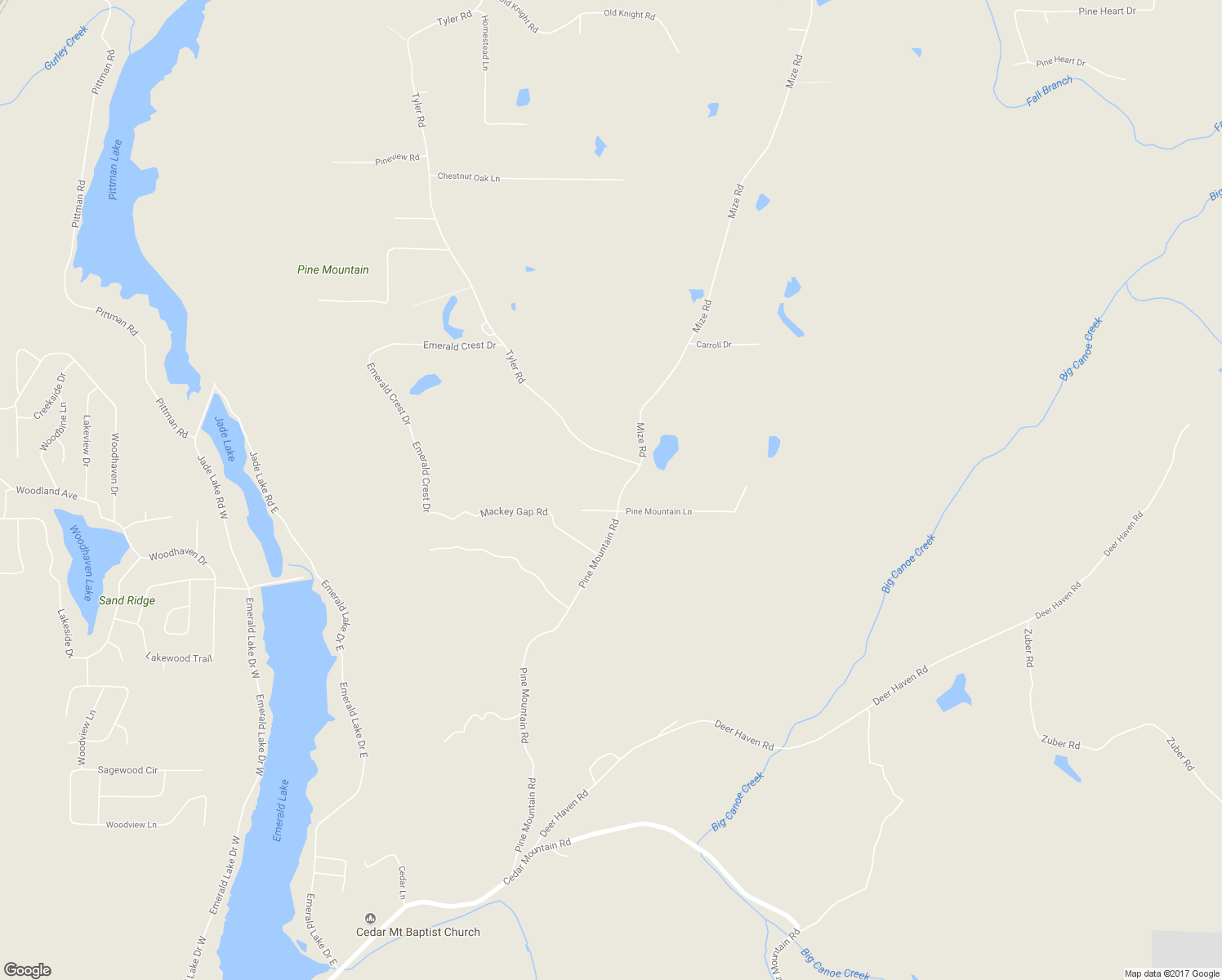map of restaurants, bars, coffee shops, grocery stores, and more near 9729 Mize Road in Remlap