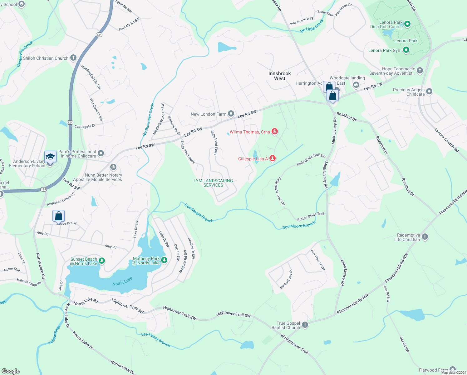 map of restaurants, bars, coffee shops, grocery stores, and more near 5020 Bridle Point Parkway in Snellville