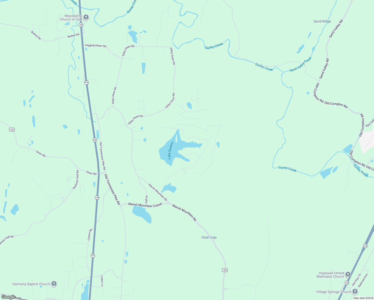 map of restaurants, bars, coffee shops, grocery stores, and more near 305 Lake Lane in Pinson
