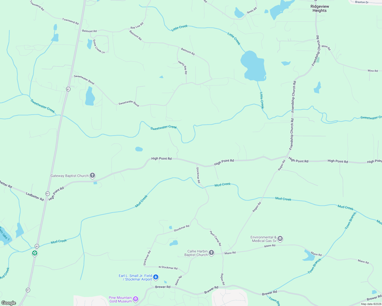 map of restaurants, bars, coffee shops, grocery stores, and more near 9244 Highpoint Road in Villa Rica