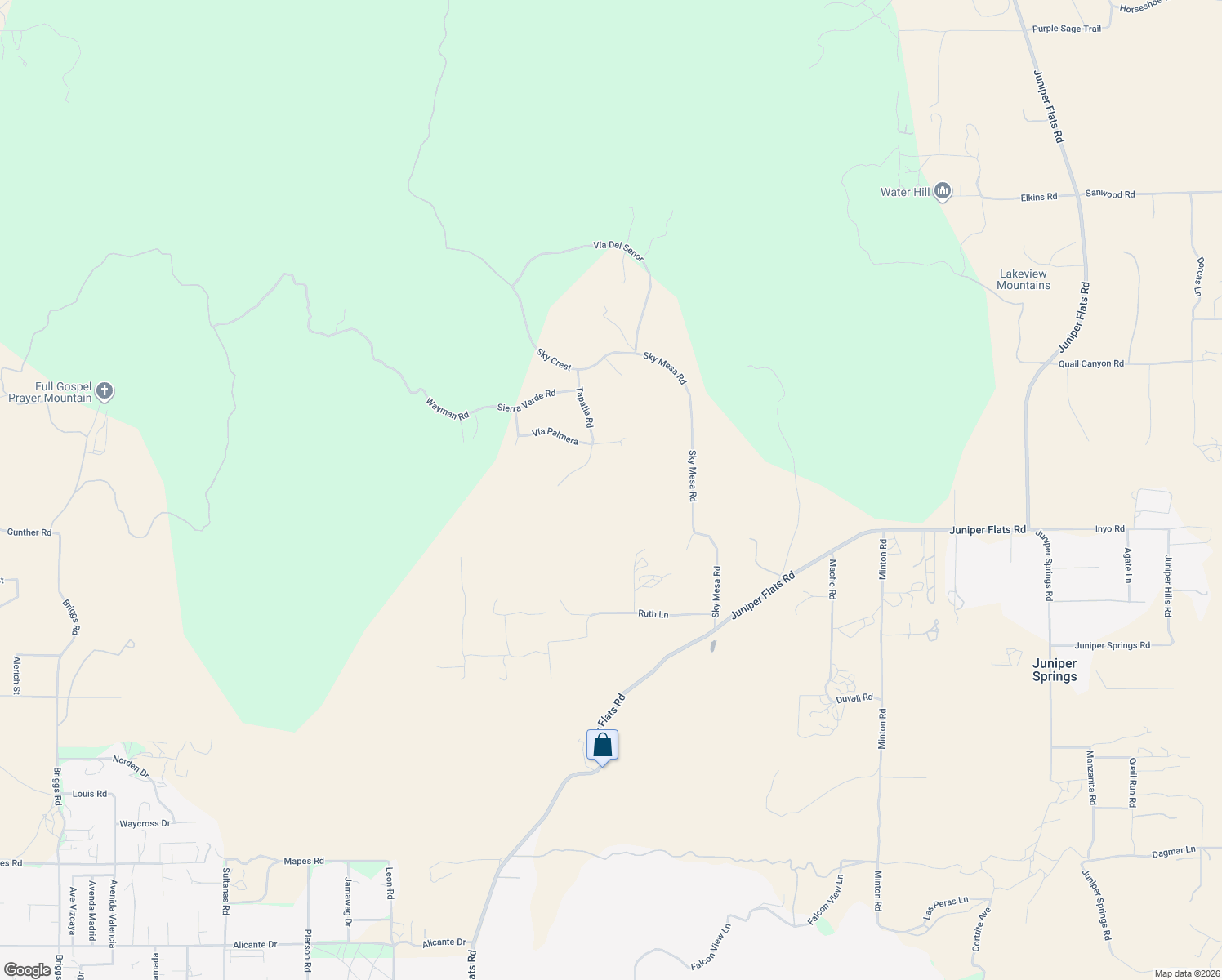 map of restaurants, bars, coffee shops, grocery stores, and more near 23698 Tapatia Road in Homeland