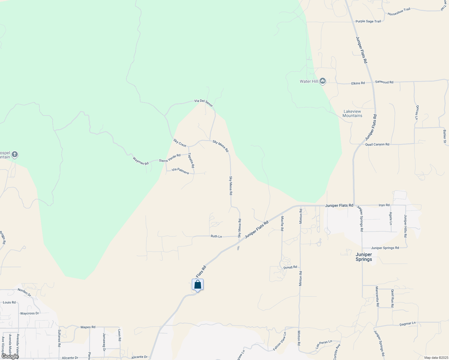 map of restaurants, bars, coffee shops, grocery stores, and more near 23705 Sky Mesa Road in Homeland
