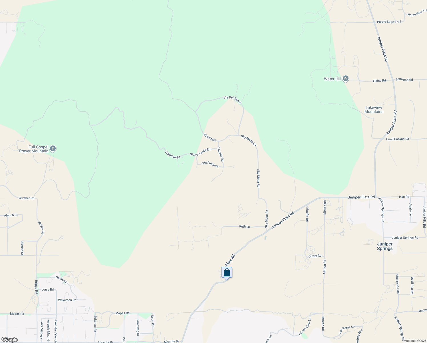 map of restaurants, bars, coffee shops, grocery stores, and more near 23685 Tapatia Road in Homeland