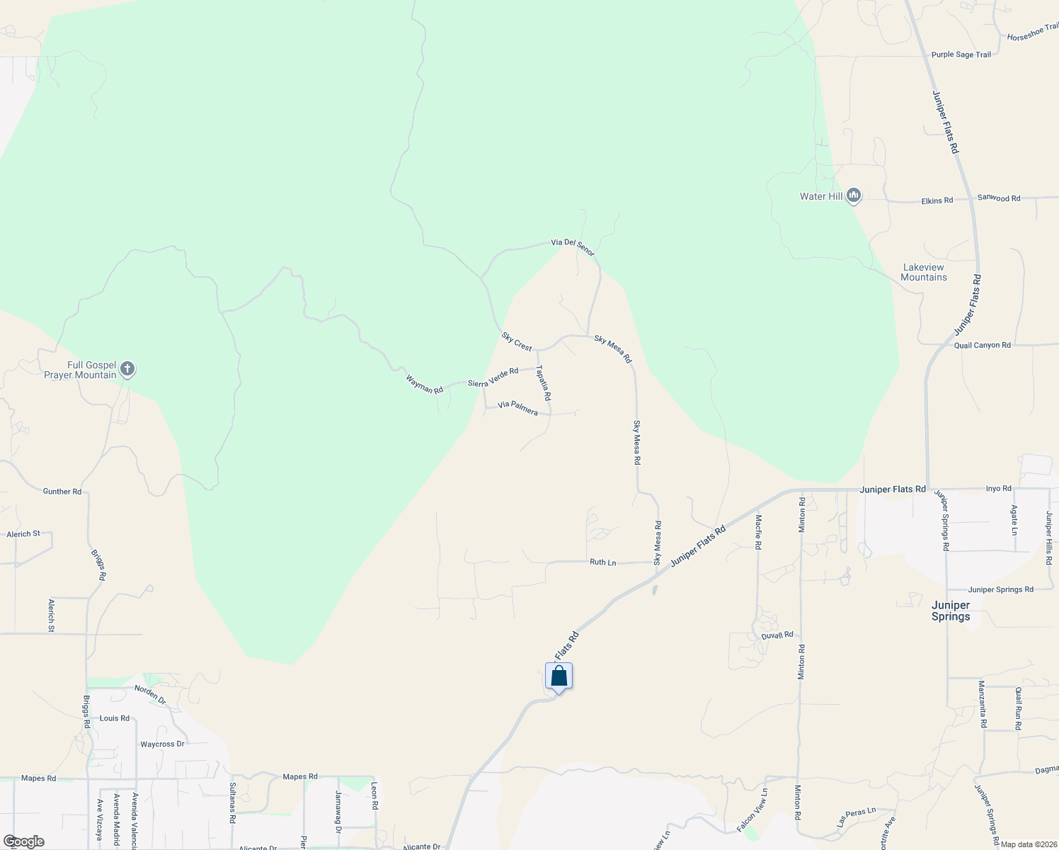 map of restaurants, bars, coffee shops, grocery stores, and more near 23685 Tapatia Road in Homeland