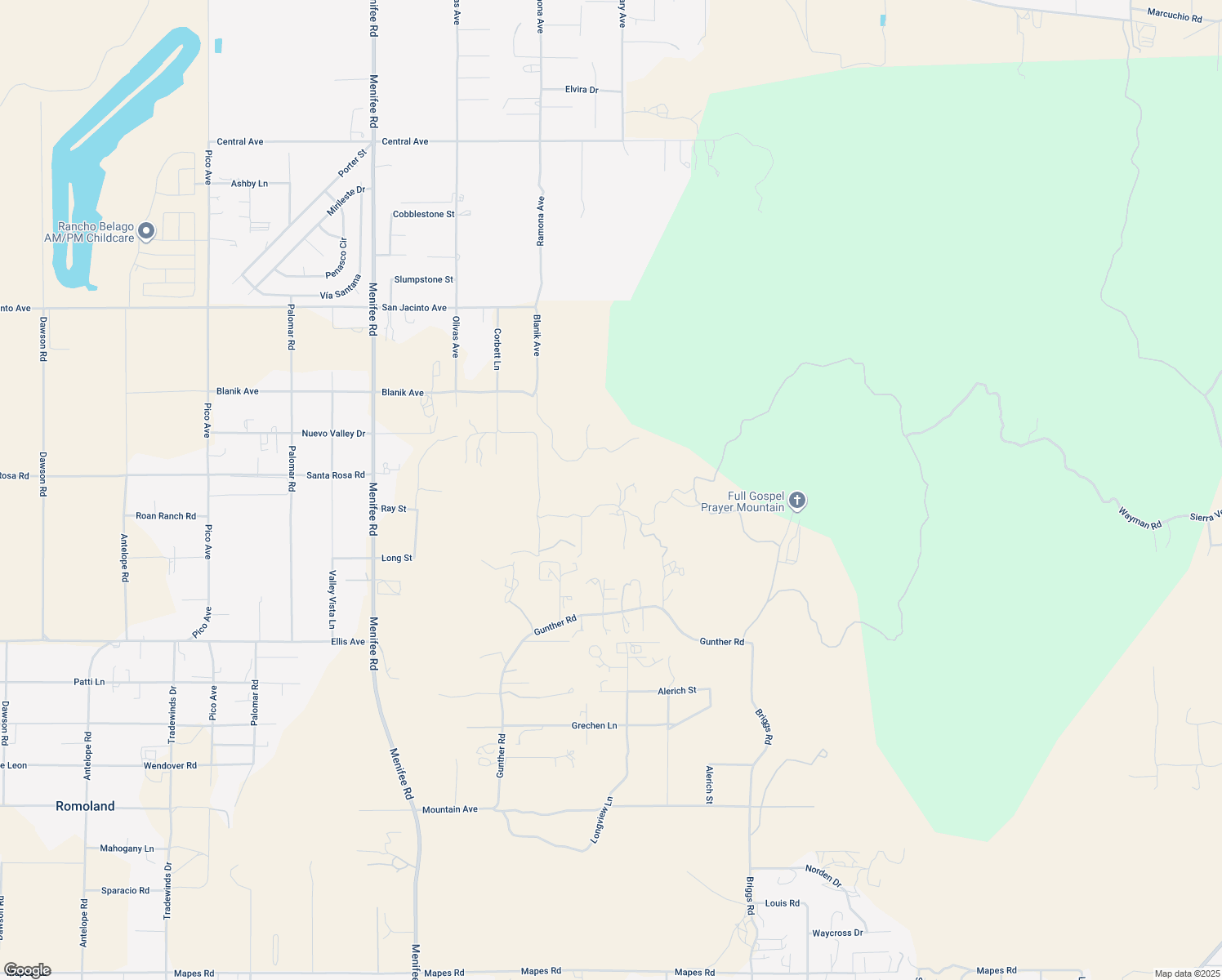 map of restaurants, bars, coffee shops, grocery stores, and more near 29740 Nogues Road in Nuevo