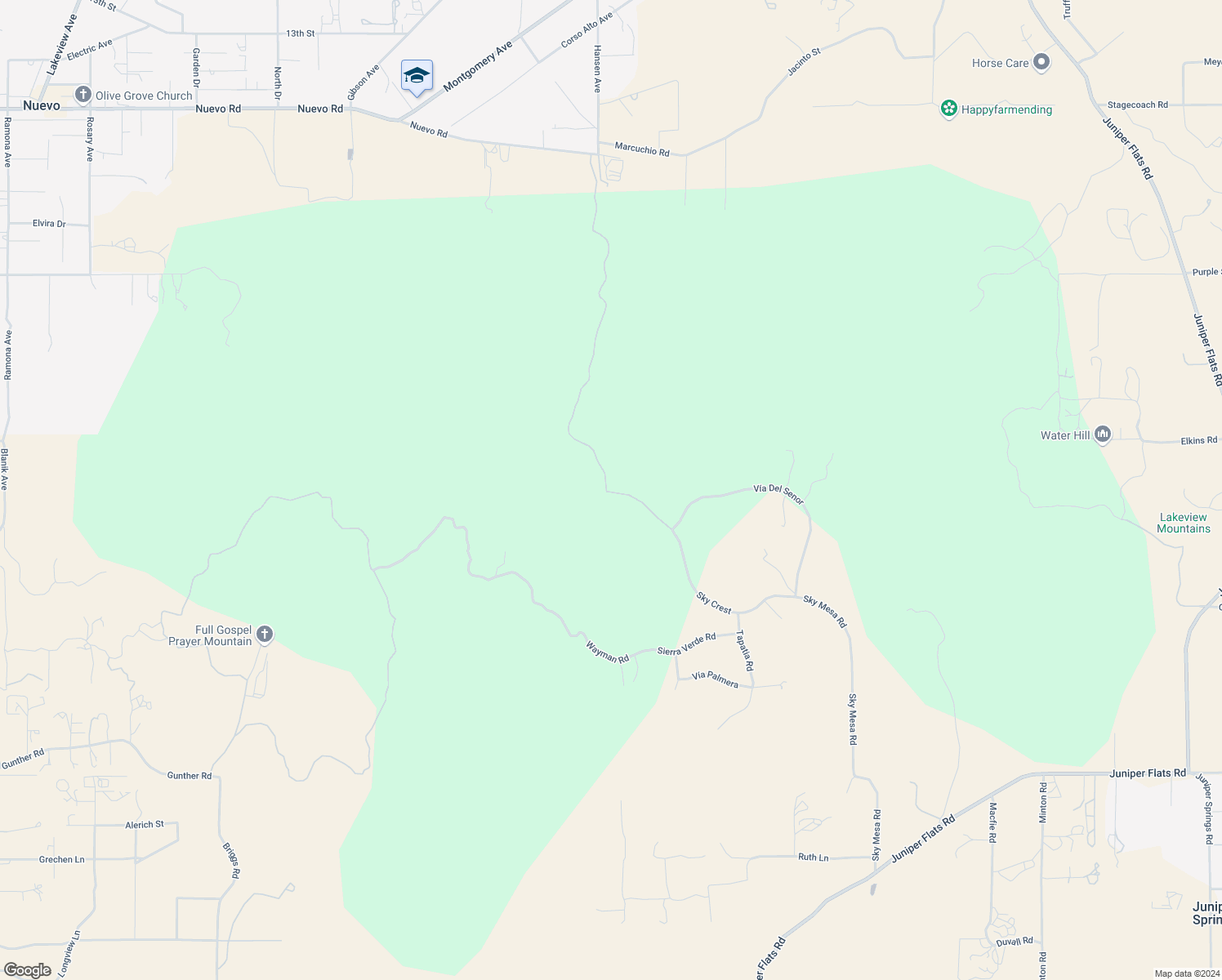 map of restaurants, bars, coffee shops, grocery stores, and more near 23002 Sky Mesa Road in Homeland