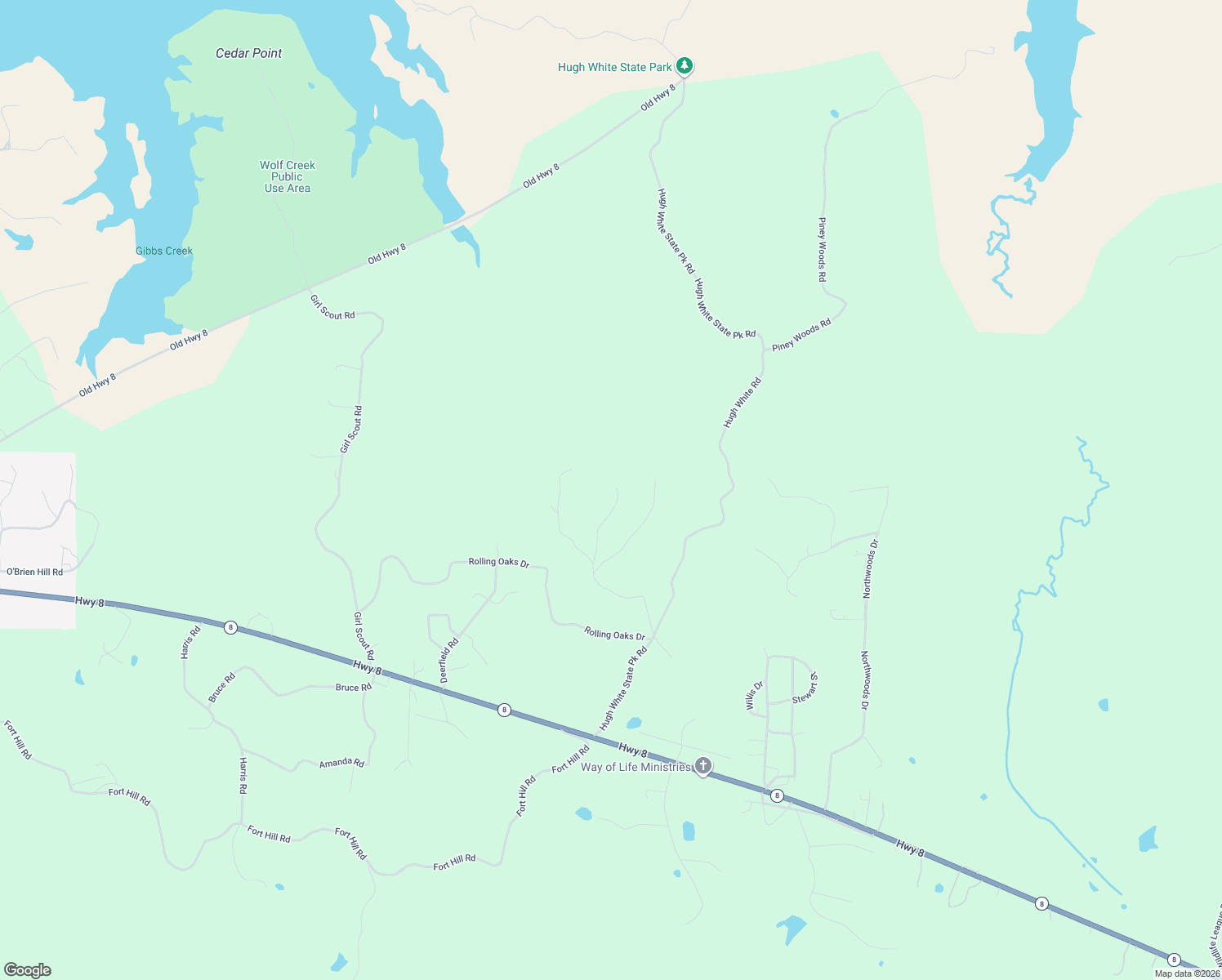map of restaurants, bars, coffee shops, grocery stores, and more near 545 Deer Creek Road in Grenada