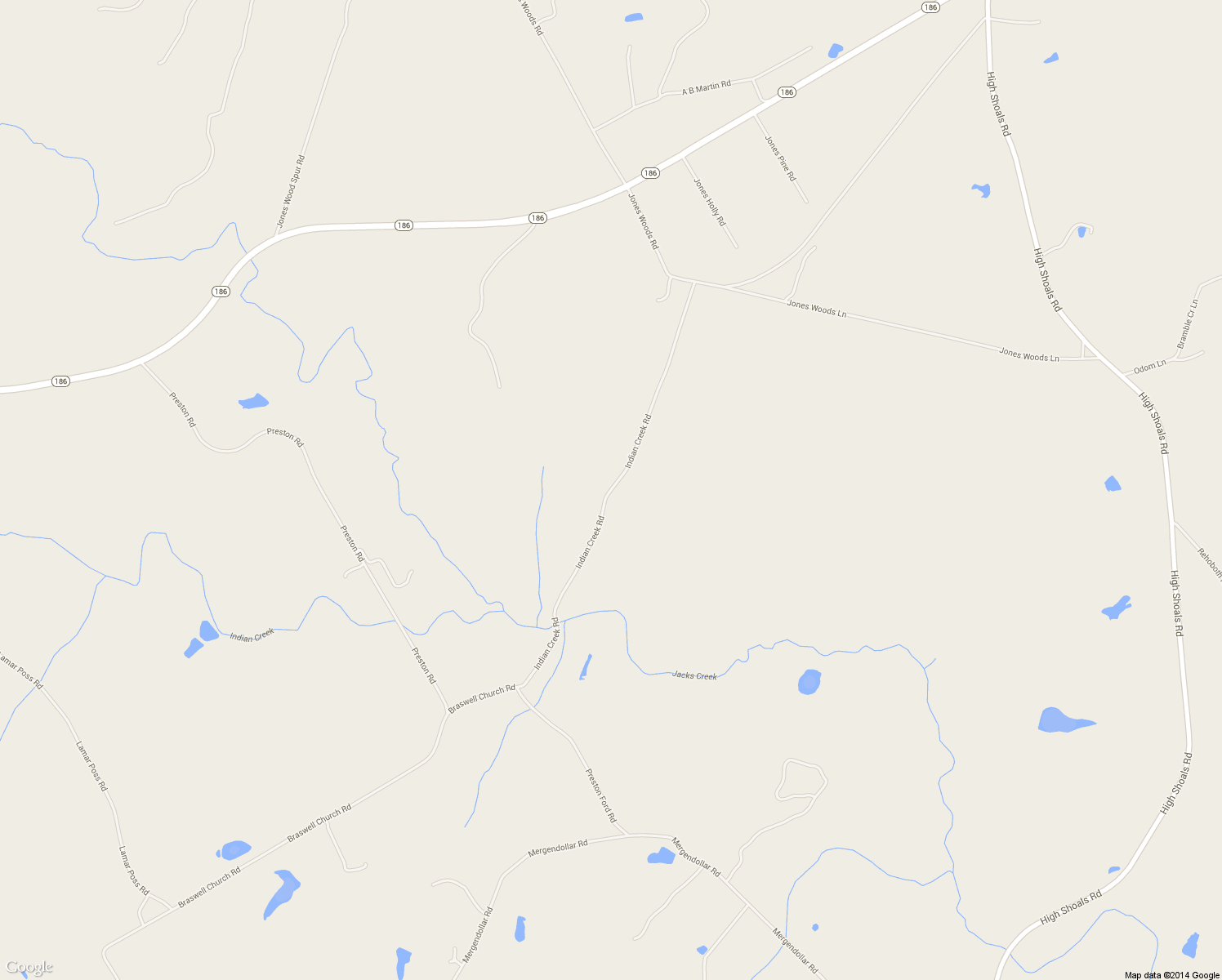 map of restaurants, bars, coffee shops, grocery stores, and more near Indian Creek Rd in Good Hope