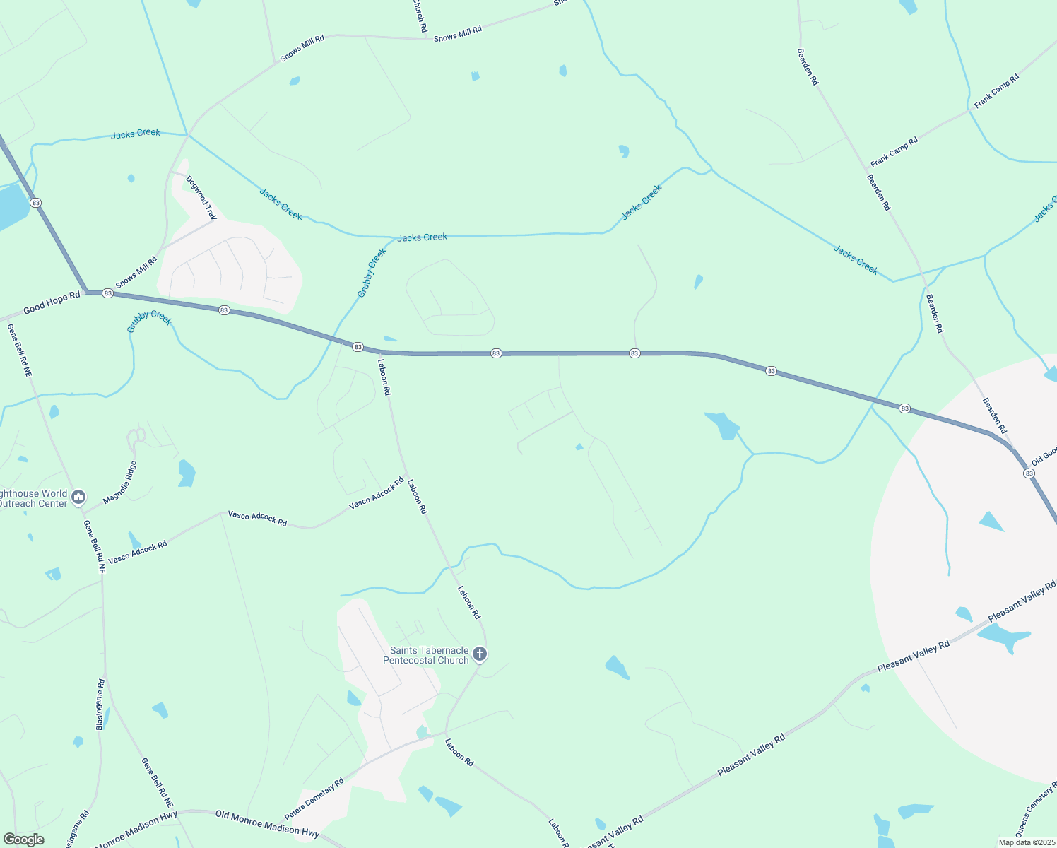 map of restaurants, bars, coffee shops, grocery stores, and more near 613 Brittany Court in Monroe