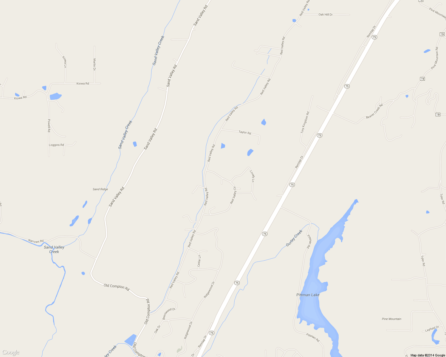 map of restaurants, bars, coffee shops, grocery stores, and more near 541 Red Valley Circle in Remlap