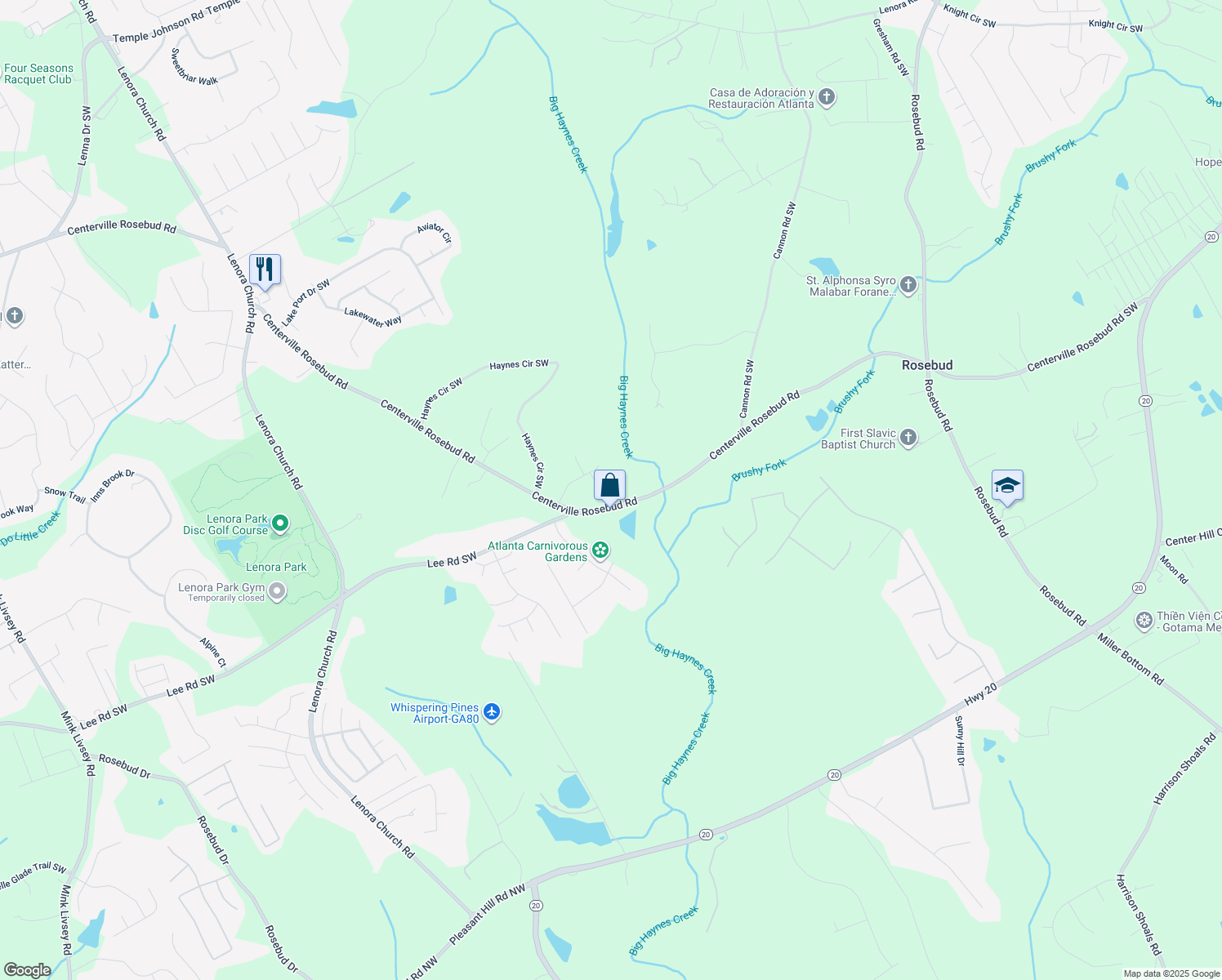 Centerville Rosebud Road, Snellville GA Walk Score