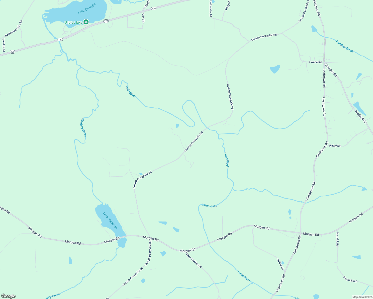 map of restaurants, bars, coffee shops, grocery stores, and more near 2296 Corinth Poseyville Road in Bremen