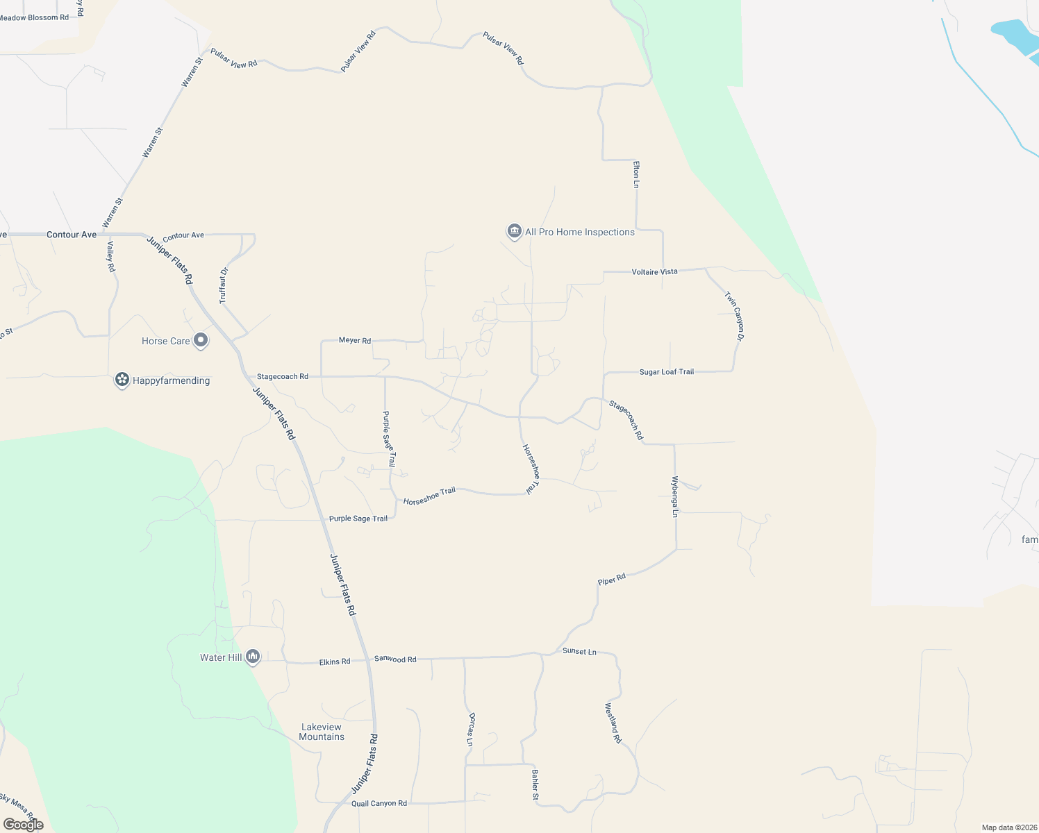 map of restaurants, bars, coffee shops, grocery stores, and more near 33865 Stagecoach Road in Nuevo