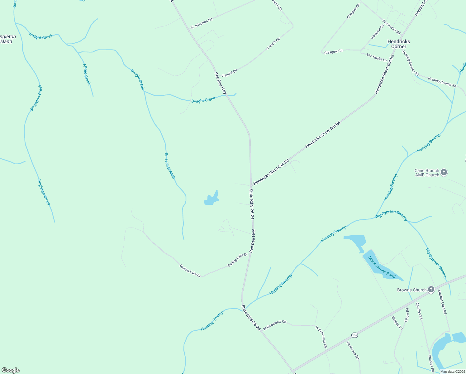 map of restaurants, bars, coffee shops, grocery stores, and more near 6255 Bayfield Lane in Conway