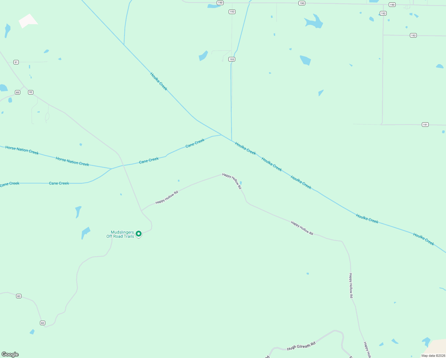 map of restaurants, bars, coffee shops, grocery stores, and more near 2301 Happy Hollow Road in Woodland